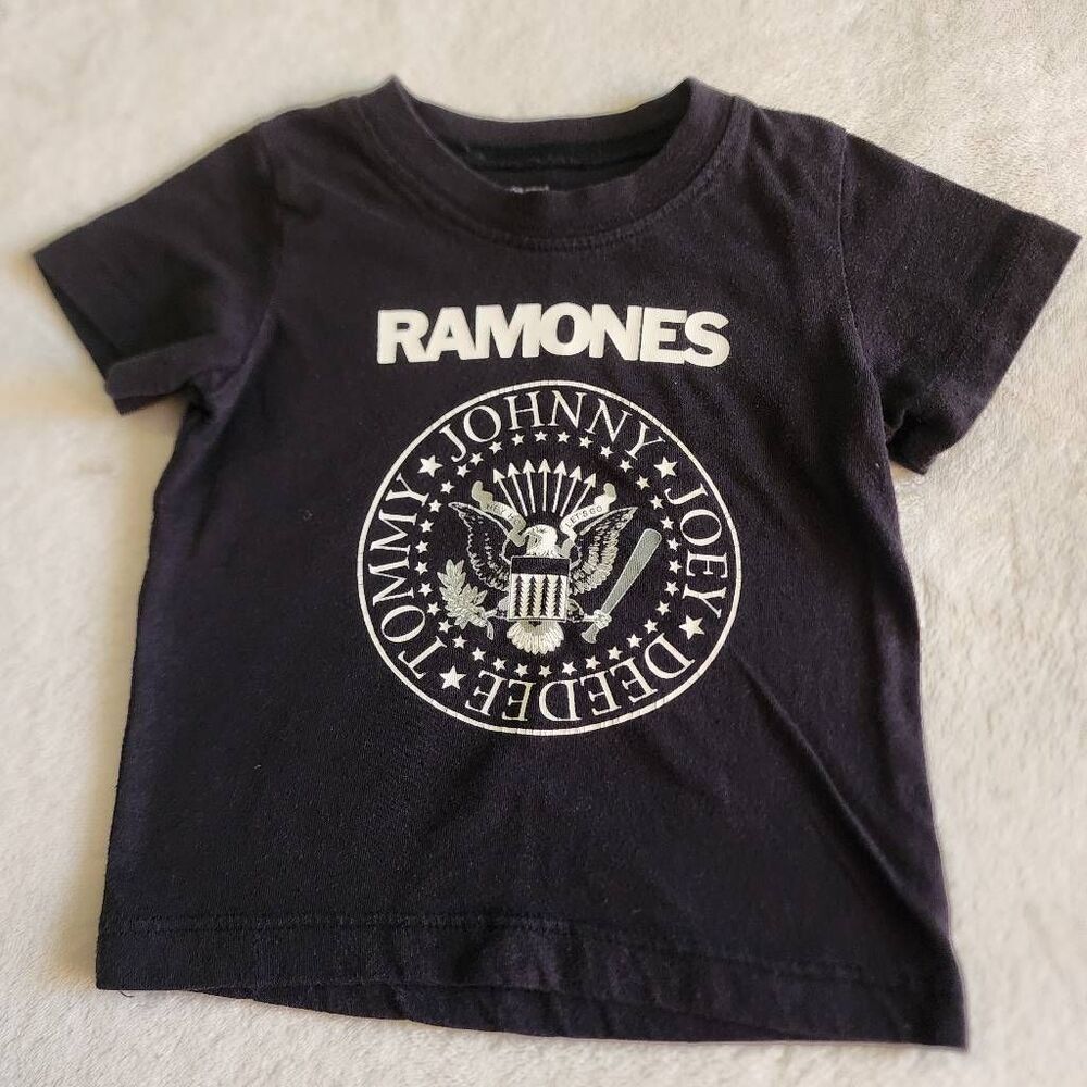 Ramones Black and White Graphic Tshirt Size 12 months